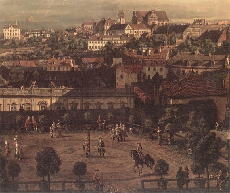 BELLOTTO, Bernardo View of Warsaw from the Royal Palace (detail) fh